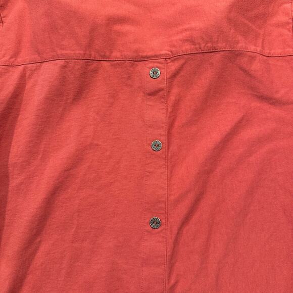 Soft Surroundings Tunic Top 3/4 Sleeve Y2K Minimalist Lagenlook Button Up Large - Picture 5 of 7